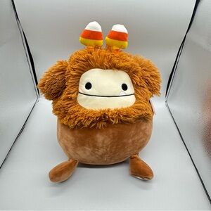 Squishmallow 12" Halloween Benny The Bigfoot Candy Corn Plush, NWT